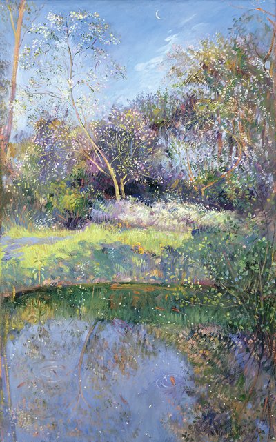 Árbol de Manzana y Luna Creciente de Timothy Easton
